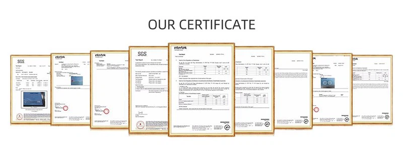 OUR CERTIFICATE OUR CERTIFICATE