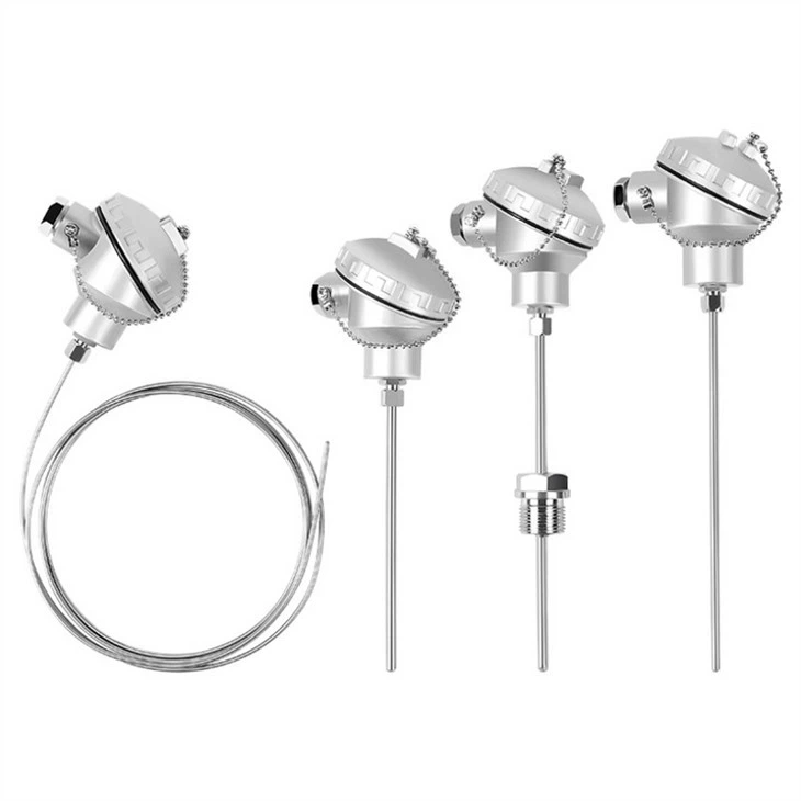 Pt100 Type High Temperature Platinum Rhodium Thermocouple With Corundum Tube